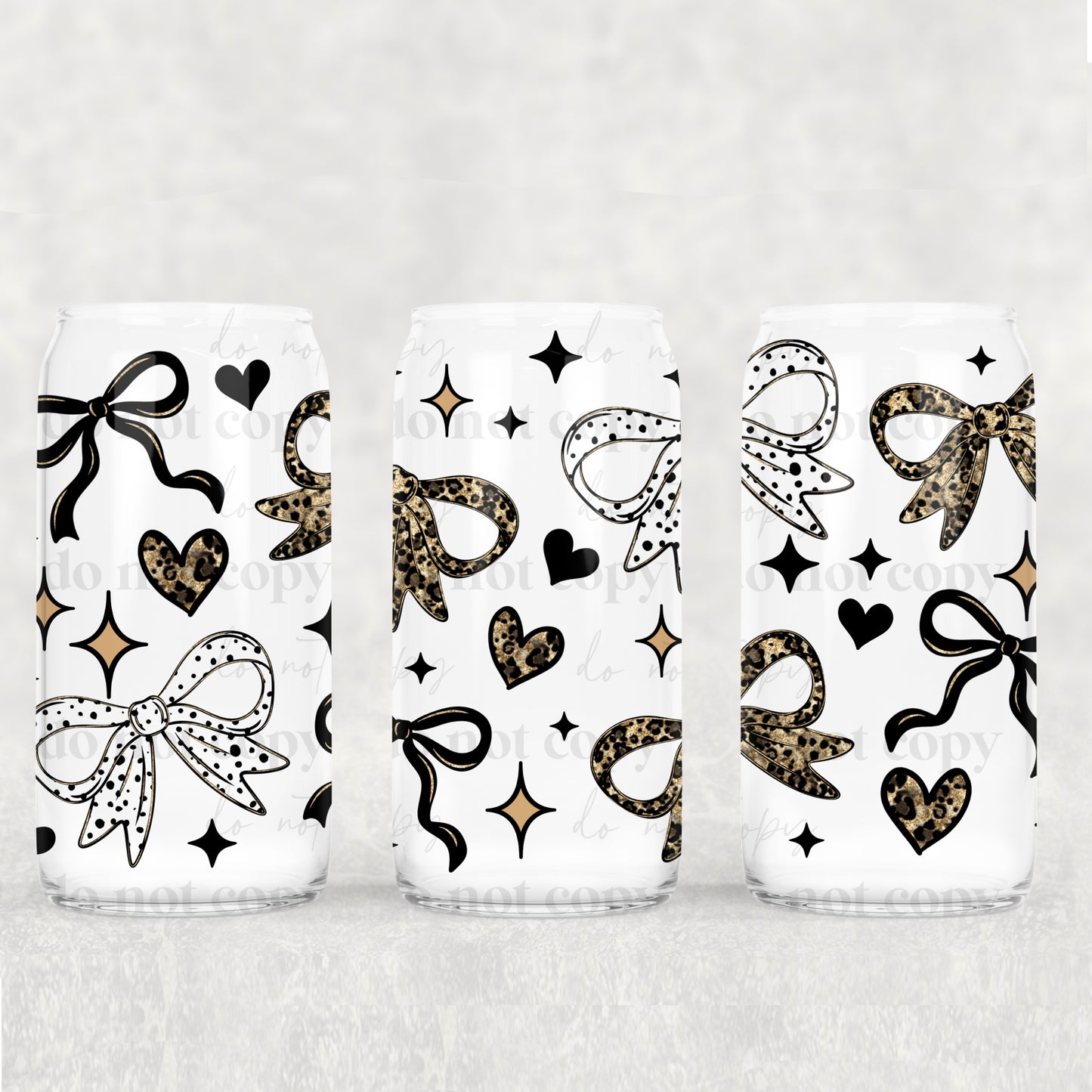 Cheetah Bows 16oz Tumbler