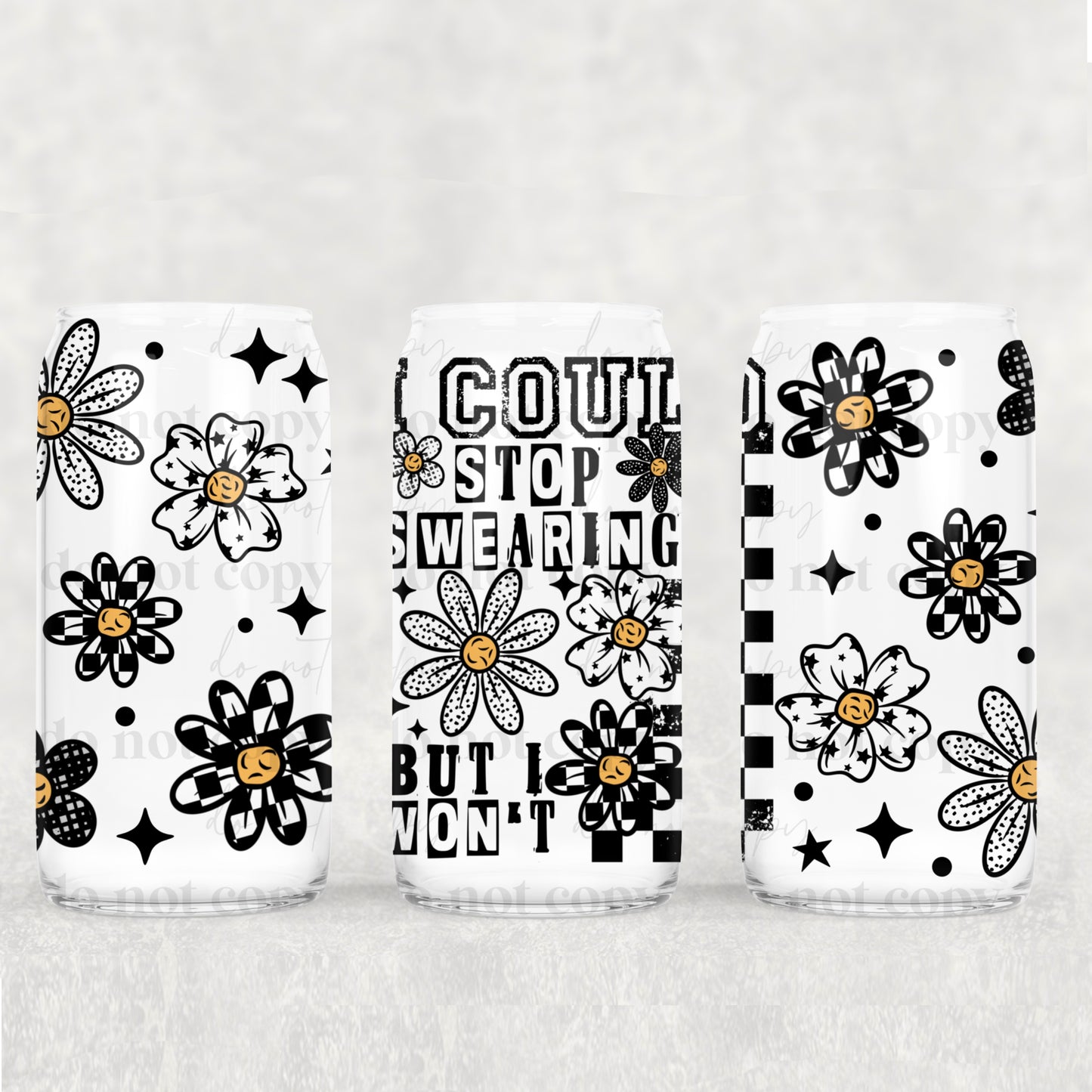 I Could Stop Swearing 16oz Tumbler