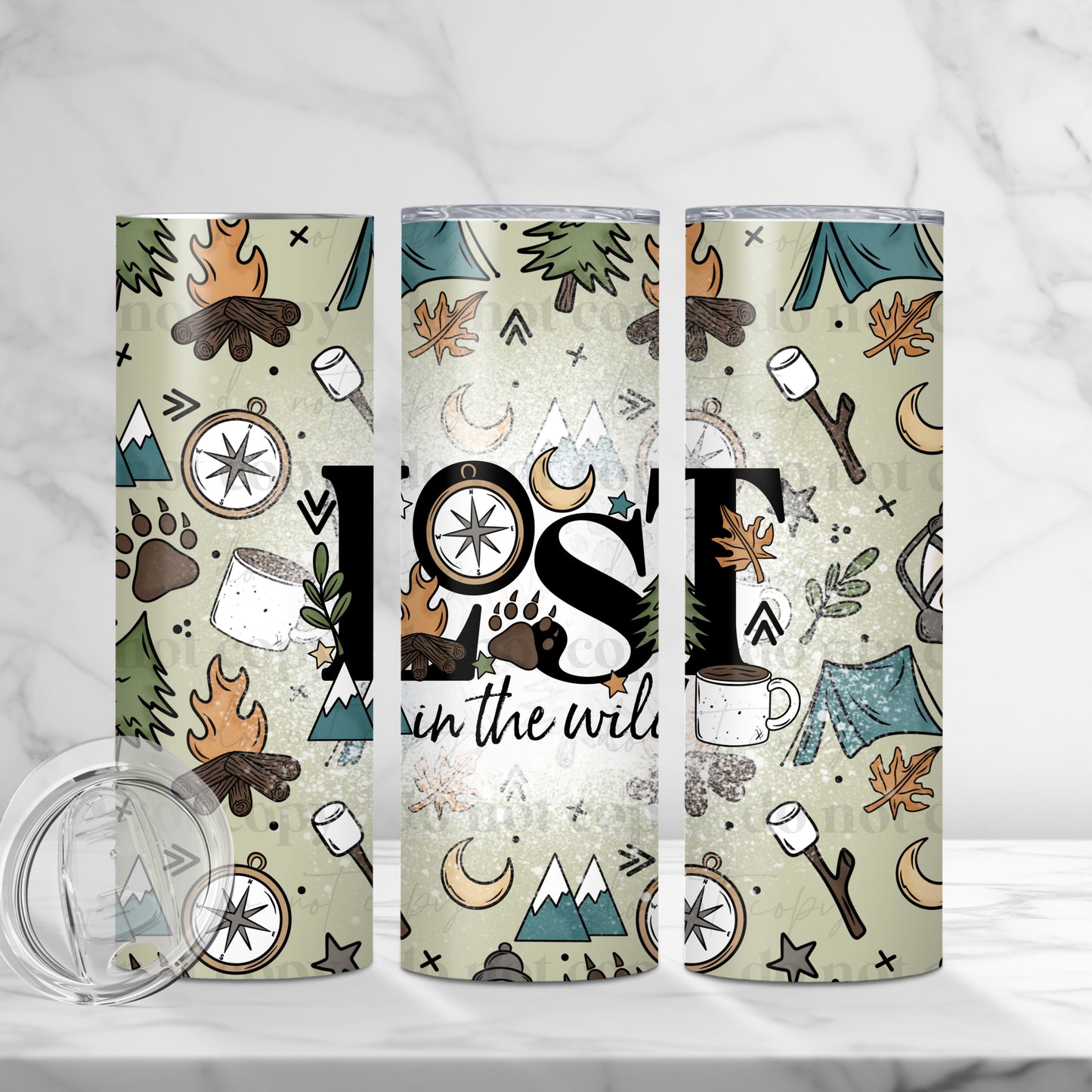 Lost in the Wild Skinny Tumbler