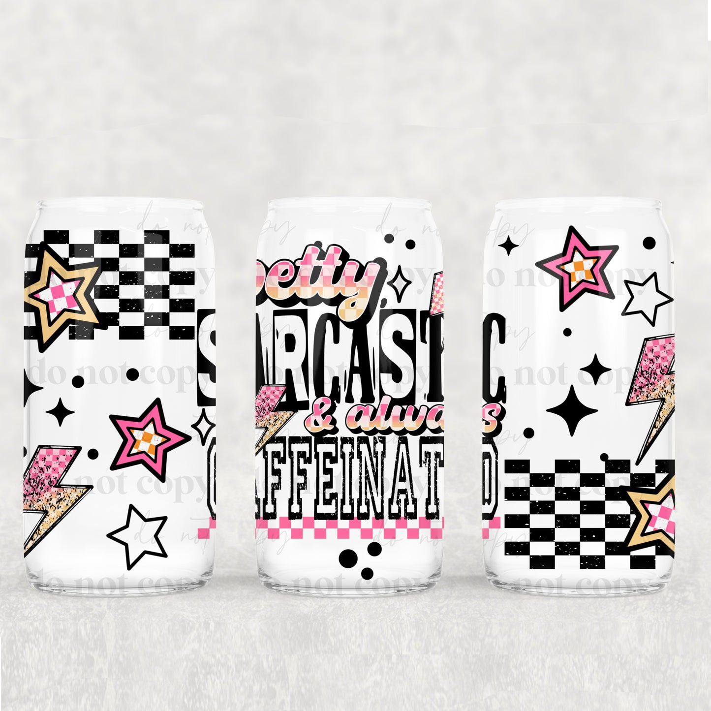 Petty, Sarcastic, & Caffeinated 16oz Tumbler