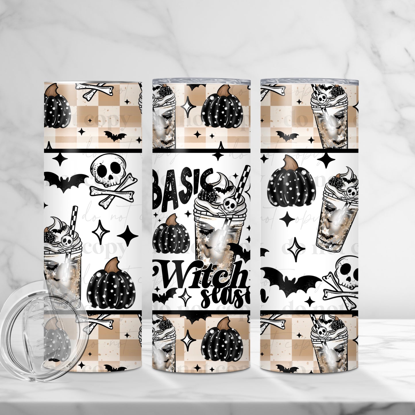 Basic Witch Season Skinny Tumbler