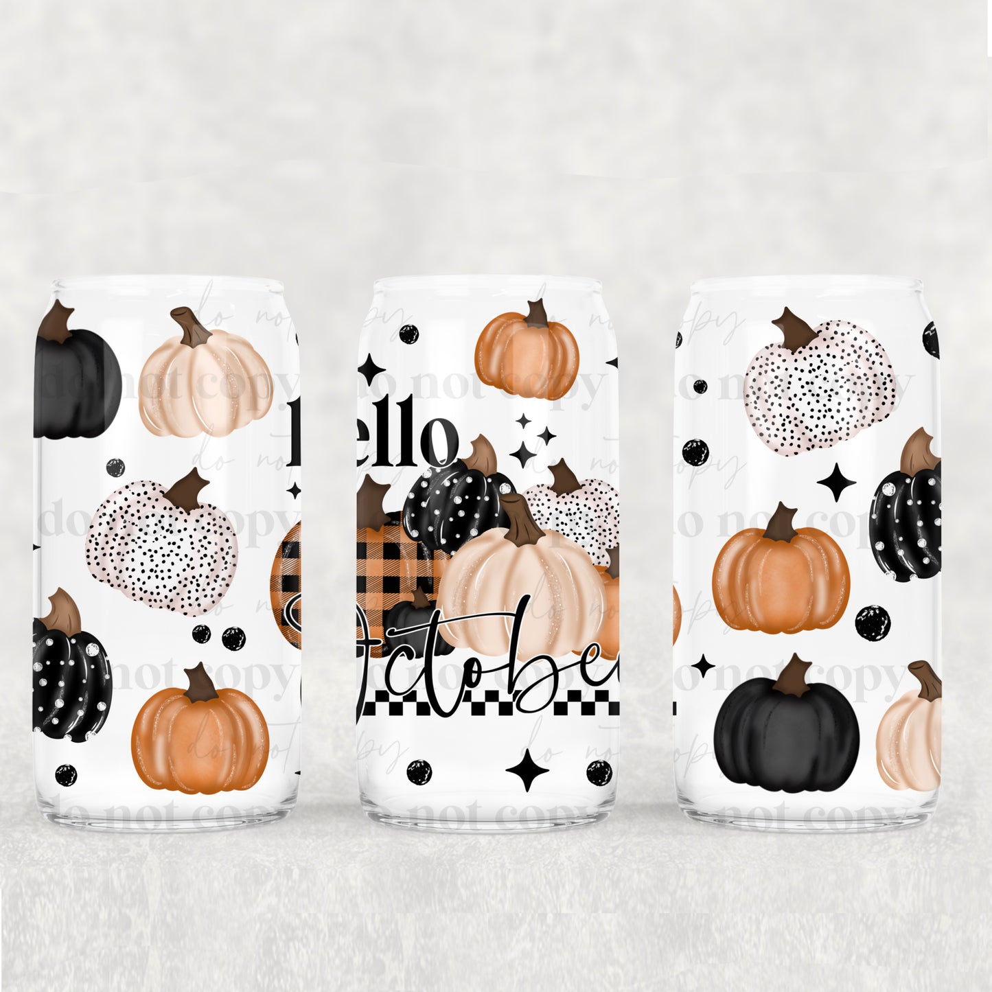 Hello October 16oz Tumbler