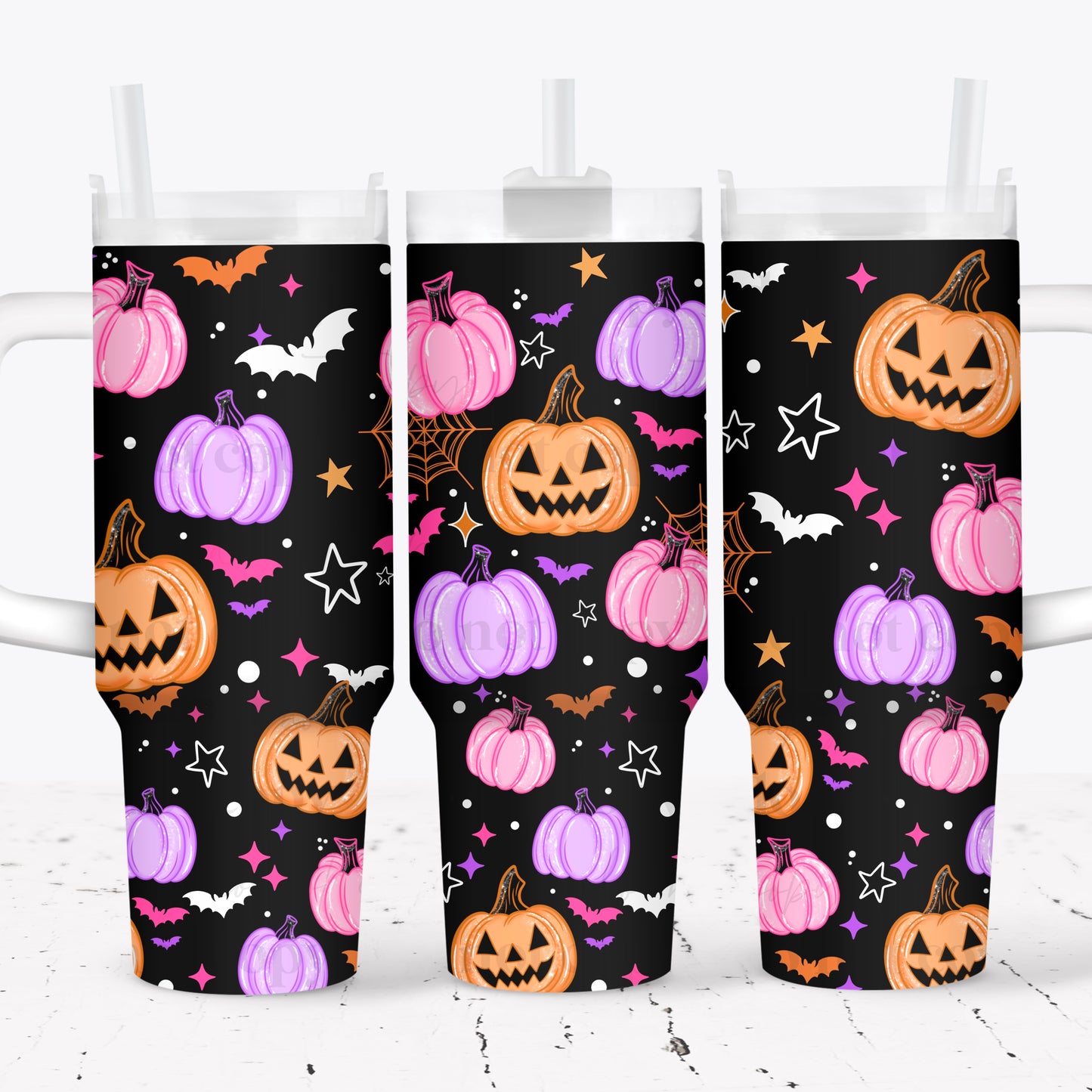 Colorful Pumpkins 40 oz Tumbler