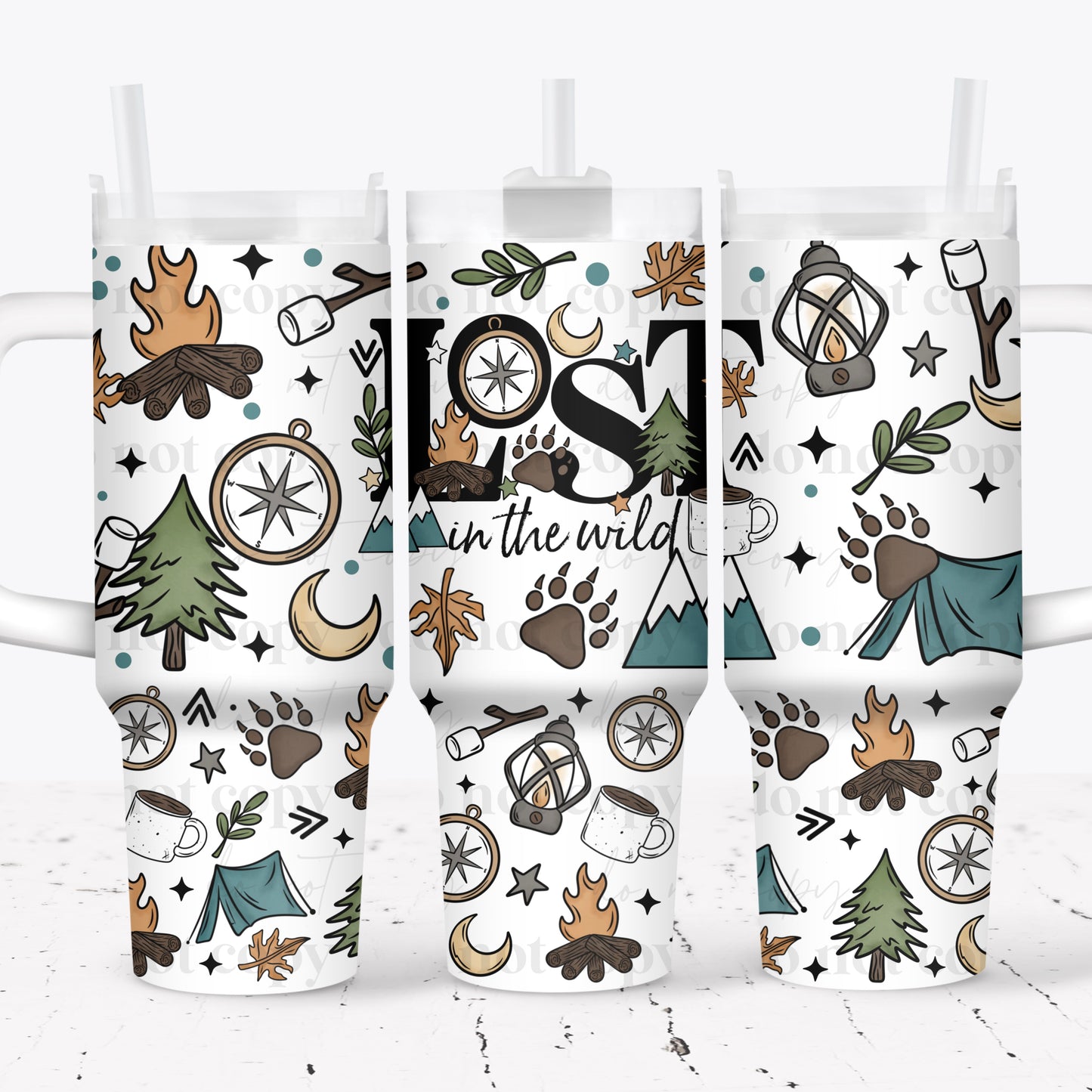 Lost in the Wild 40 oz Tumbler