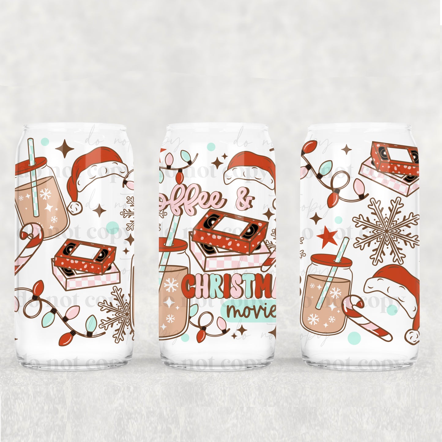 Coffee & Christmas Movies 16oz Tumbler