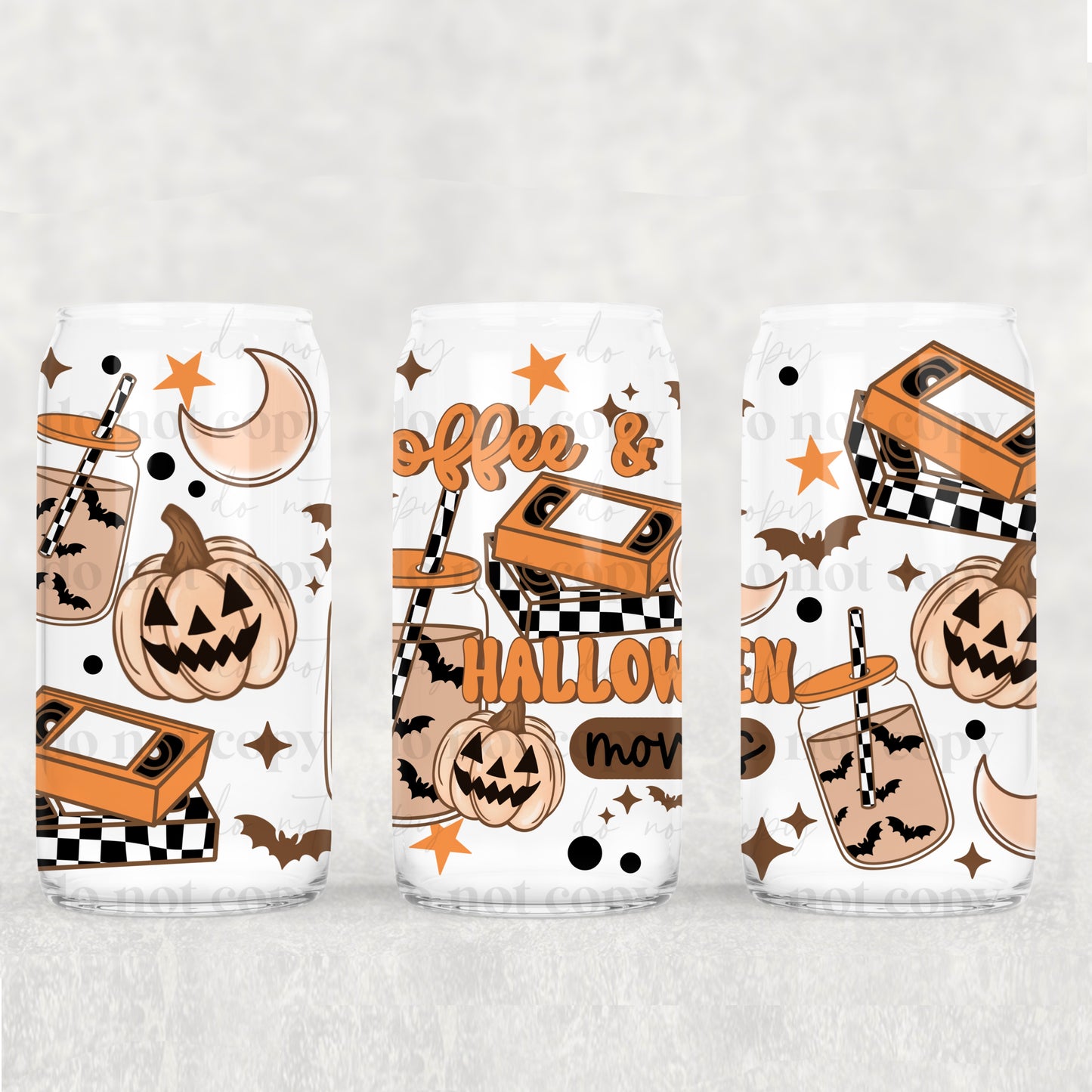 Coffee & Halloween Movies 16oz Tumbler