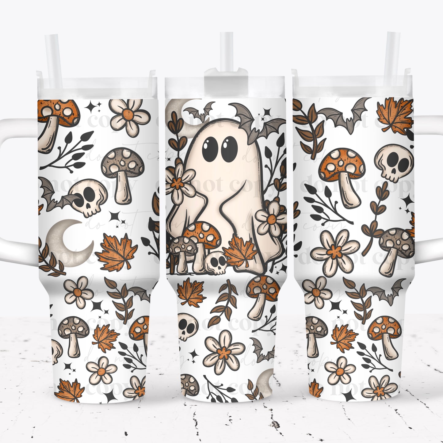 Cottagecore Ghost 40 oz Tumbler