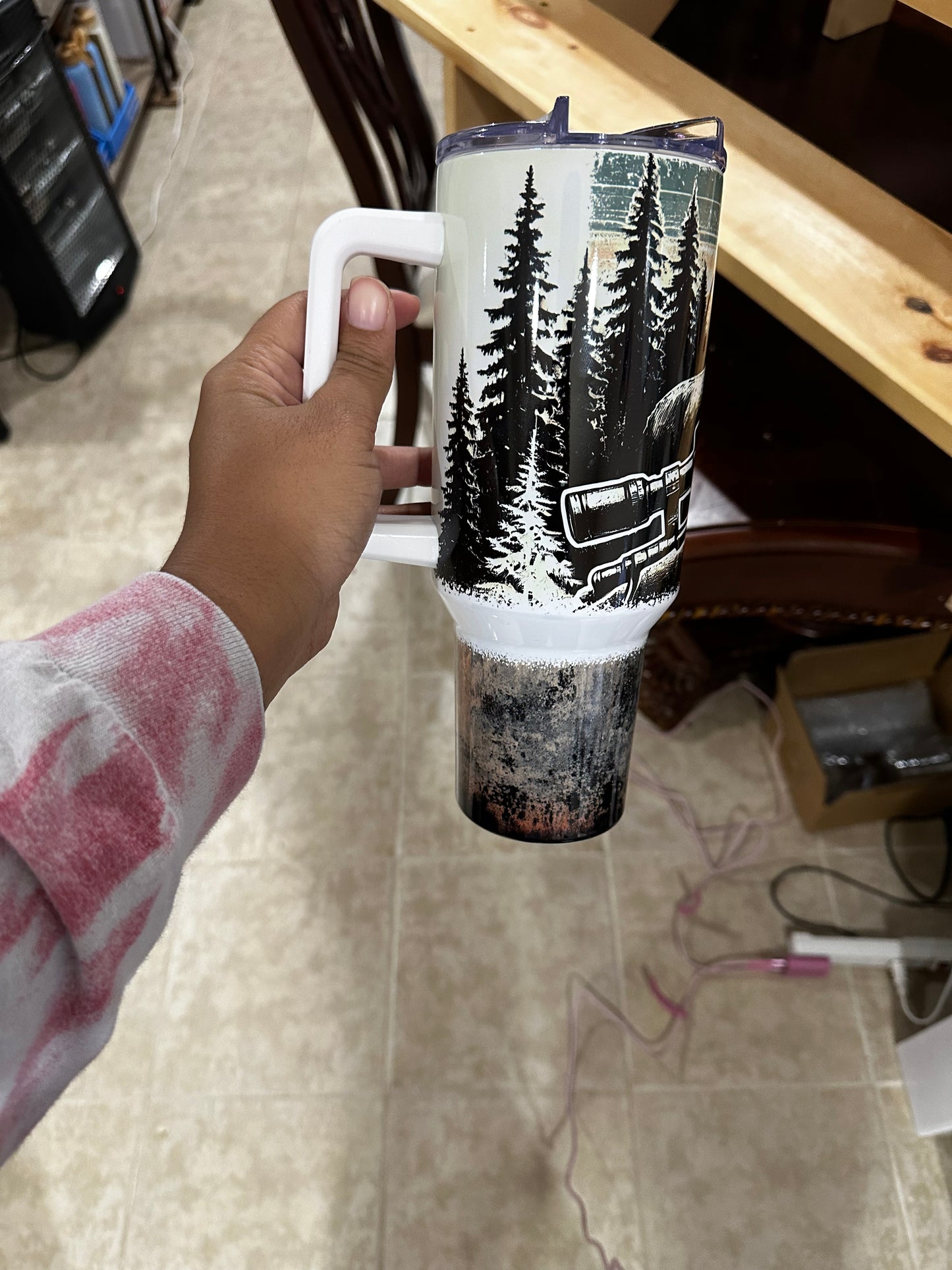 Rustic Hunting 40 Oz Tumbler