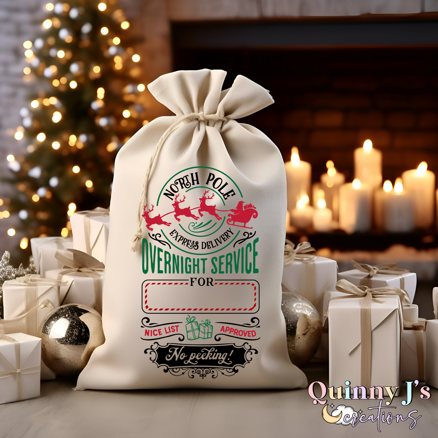 Personalized Santa Sack