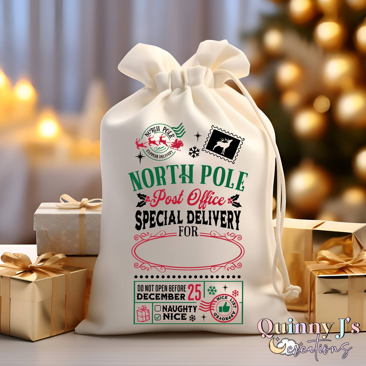 Personalized Santa Sack