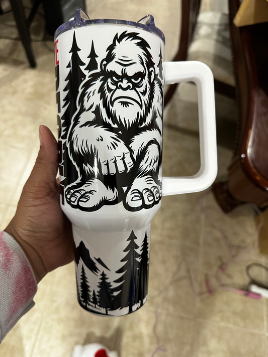 Big Foot Funny 40 oz Tumbler