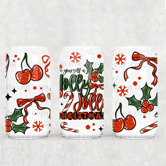 Holly Jolly 16oz Tumbler