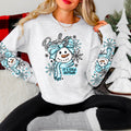 Baby Its Cold Outside Blue Snowman