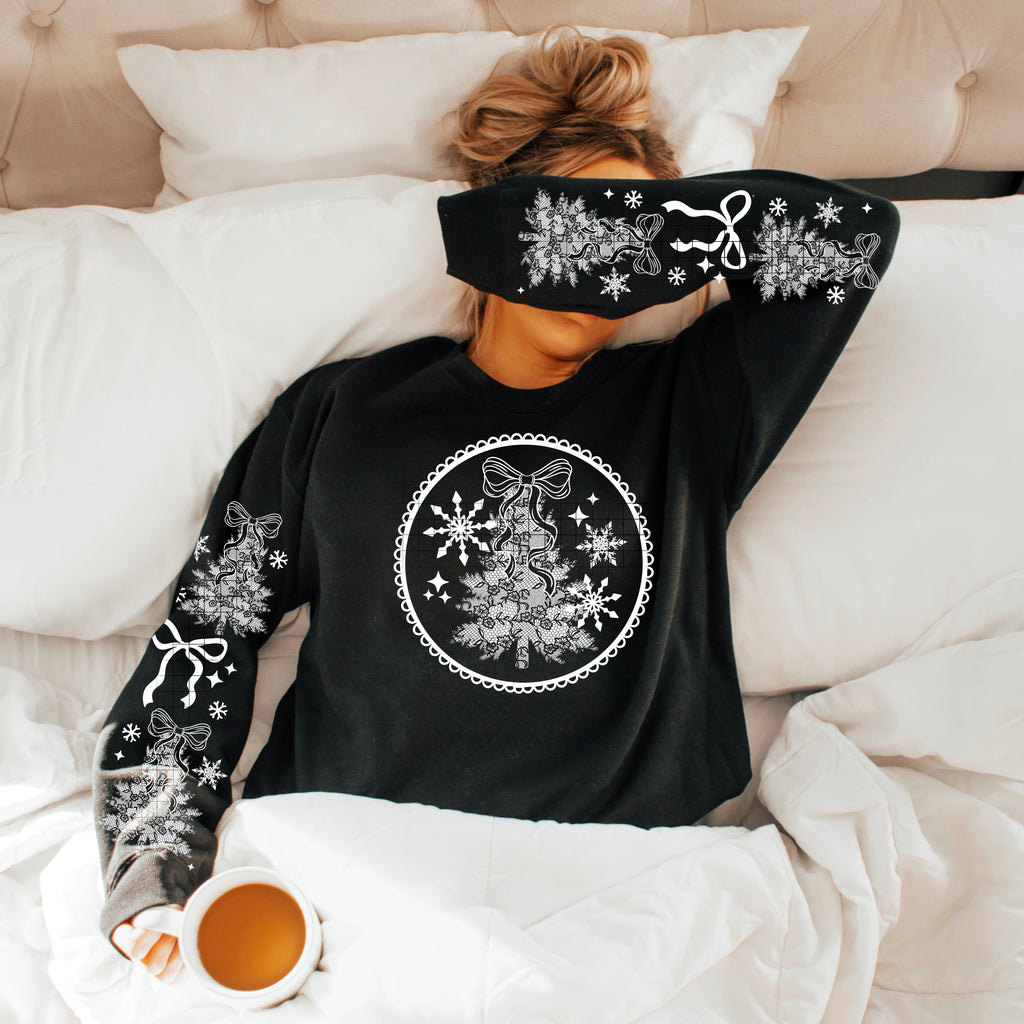 Lace Tree Circle (White)