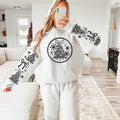 Lace Tree Circle (Black)