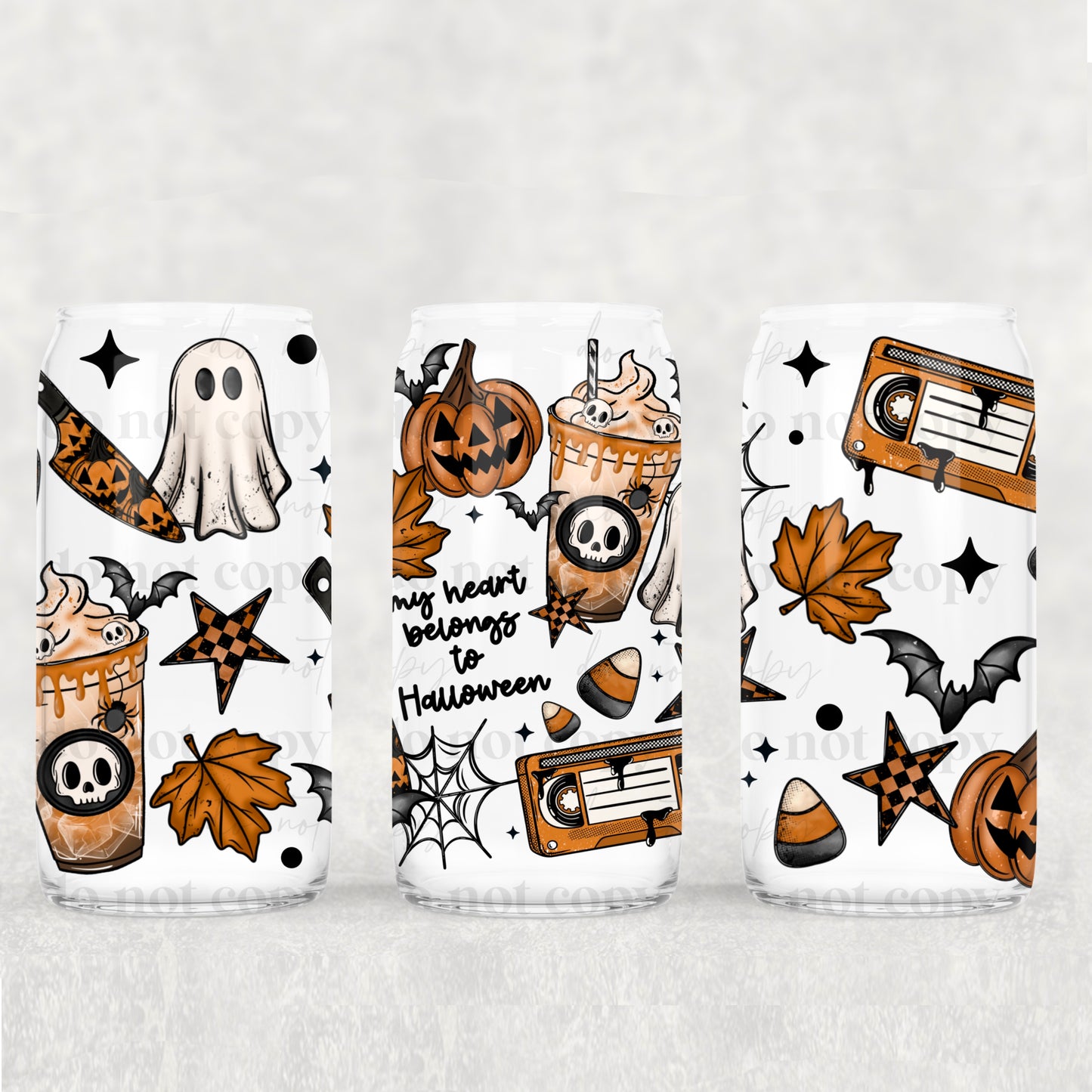 My Heart Belongs to Halloween 16oz Tumbler