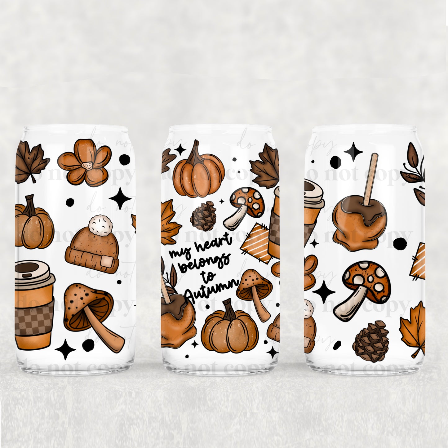 My Heart Belongs to AUTUMN  16oz Tumbler