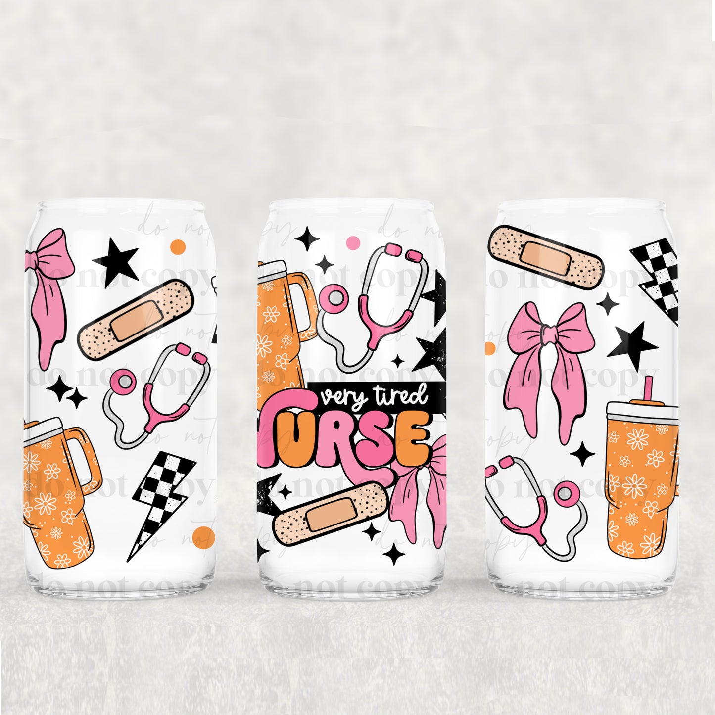 Very Tired Nurse 16 oz Tumbler