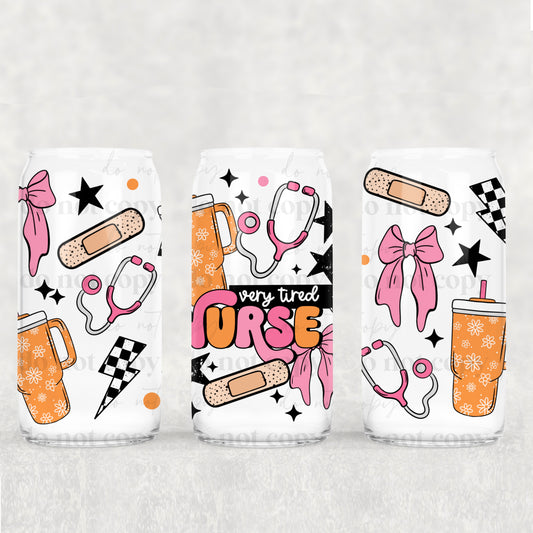 Very Tired Nurse 16 oz Tumbler