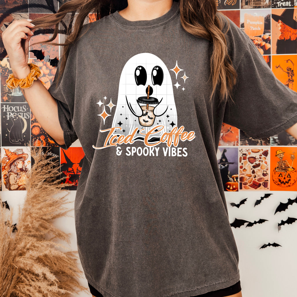 Iced Coffee Ghostie Hoodie (White)