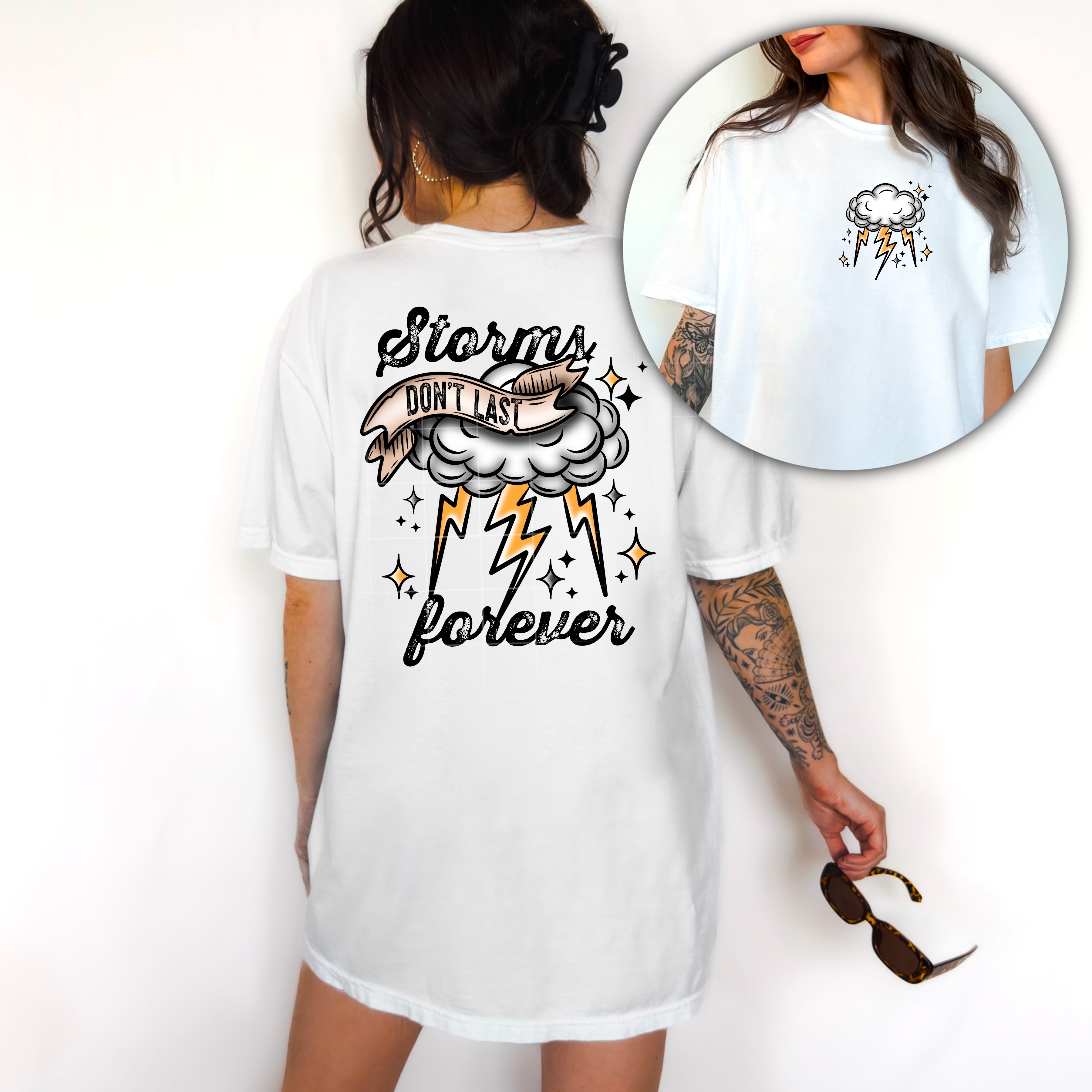 Storms Don’t Last Forever Short Sleeve T-Shirt