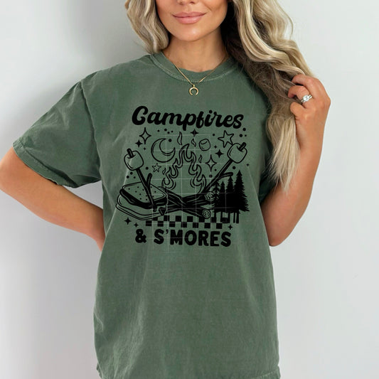 Campfires & S’mores Hoodie (Black)