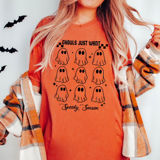 Ghouls Just Want Spooky Season Hoodie (Black)