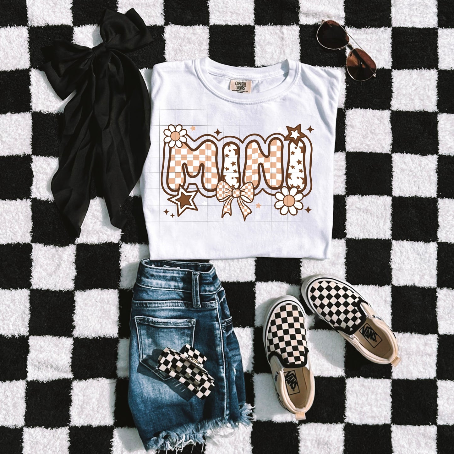 Mini Neutral Doodle Hoodie