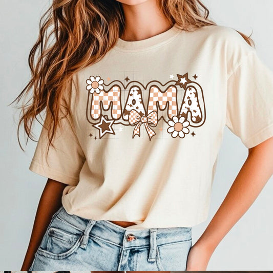 Mama Neutral Doodle Short Sleeve T-Shirt