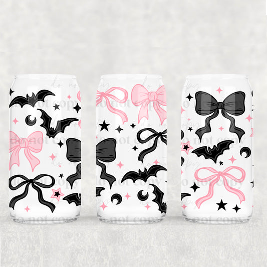 Girly & Spooky Bows 16oz Tumbler