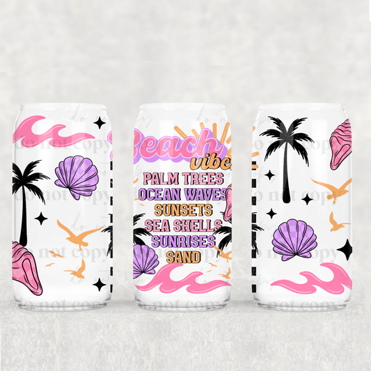 Beach Vibes 16oz Tumbler