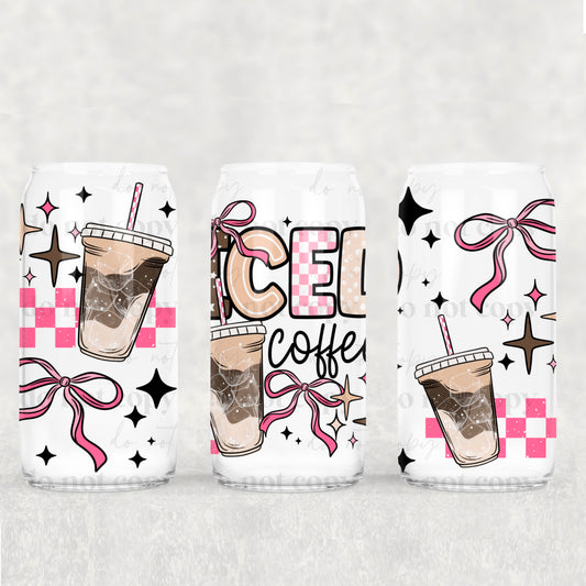 Pink Iced Coffee 16oz Tumbler