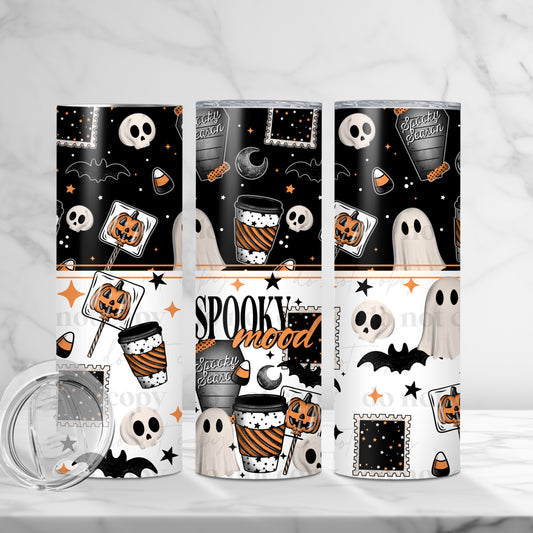 Spooky Mood Skinny Tumbler