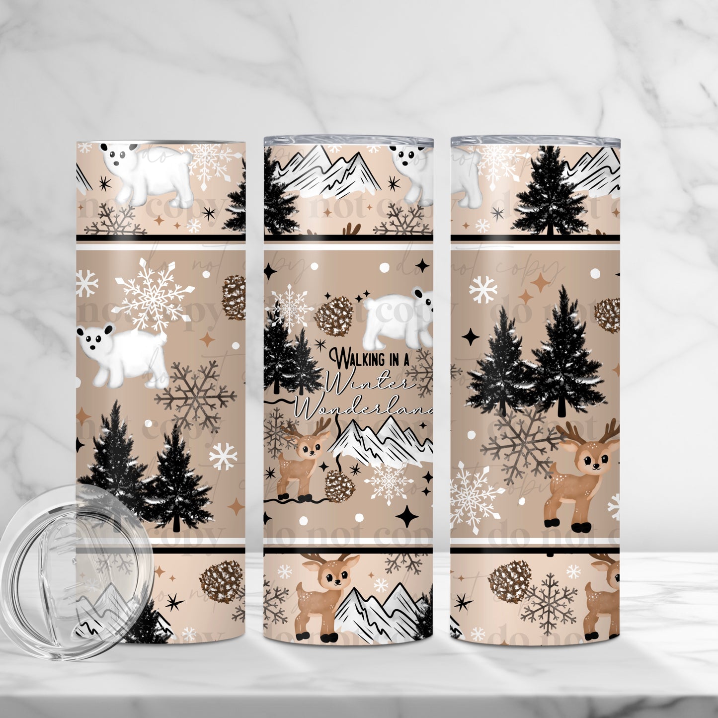 Winter Wonderland Skinny Tumbler Sunday Faves