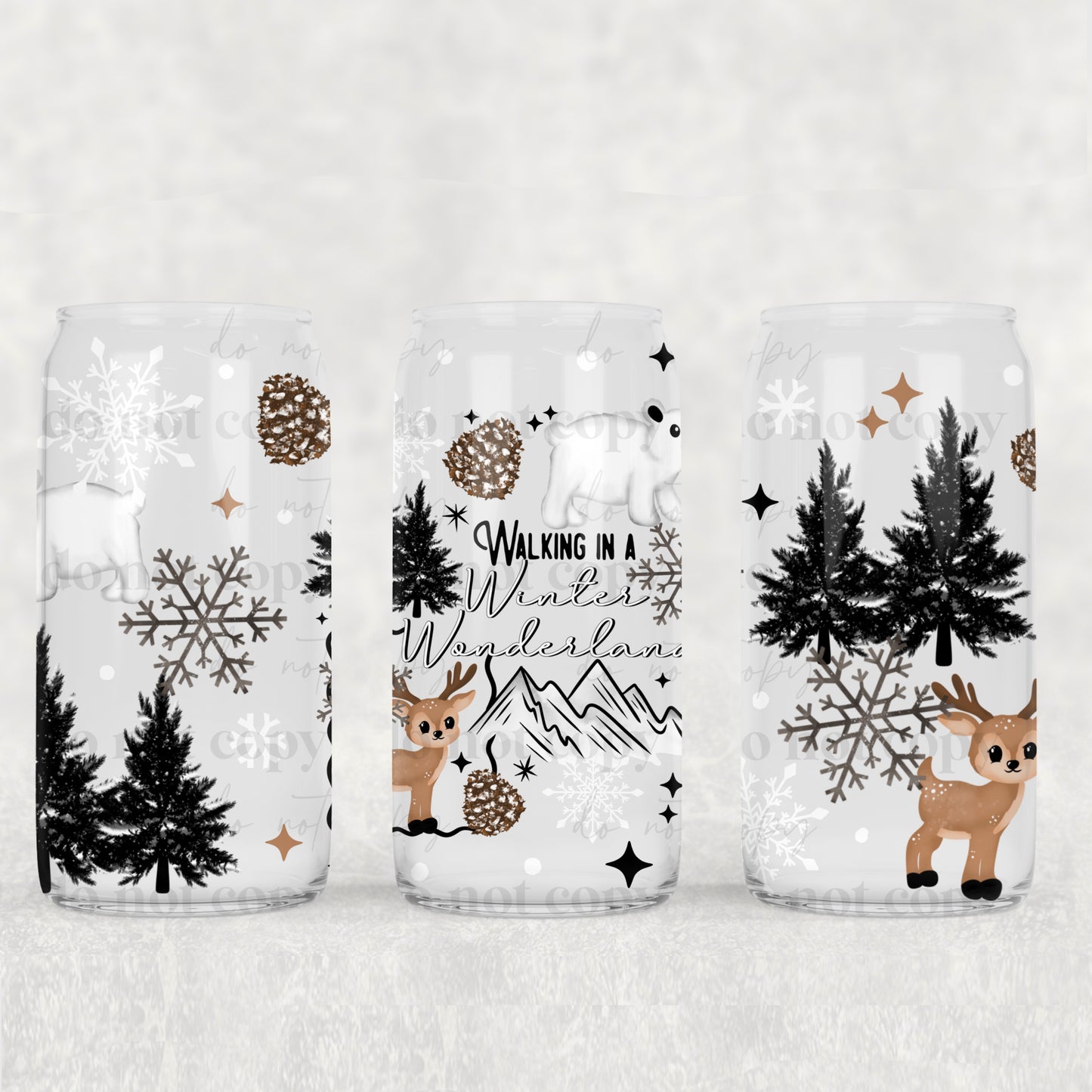 Winter Wonderland 16 oz Tumbler Sunday Faves
