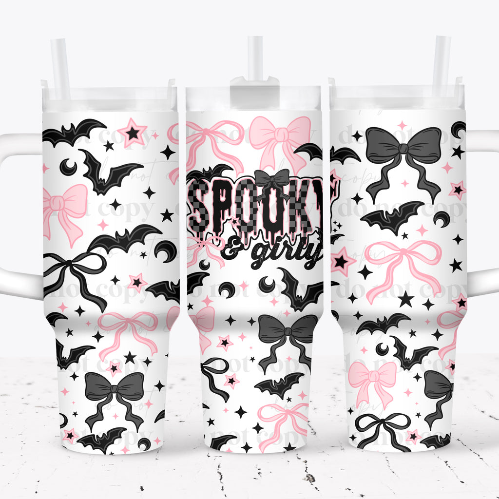 Spooky & Girly 40 oz Tumbler