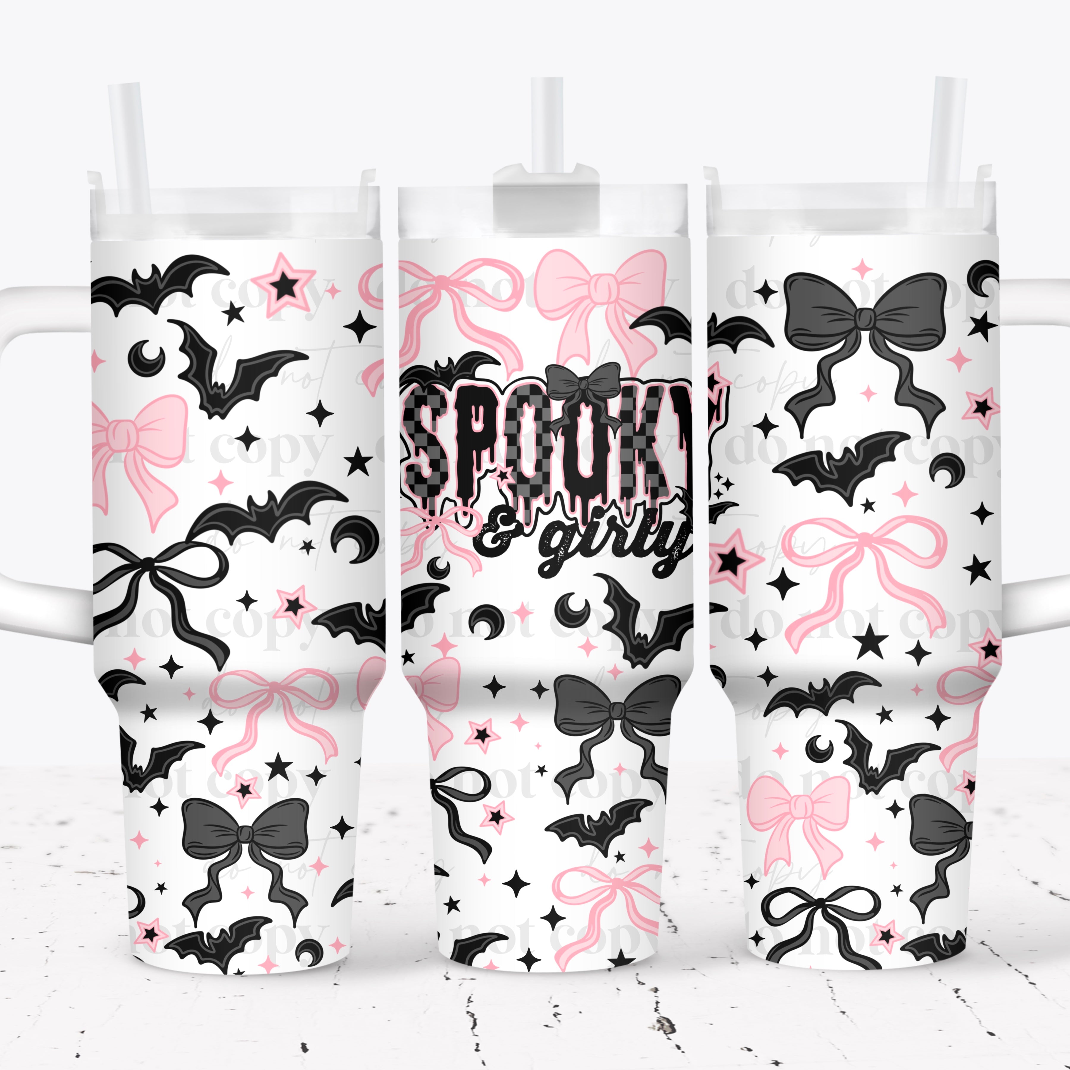 Spooky & Girly 40 oz Tumbler