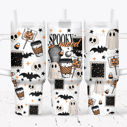 Spooky Mood Stamps 40 oz Tumbler