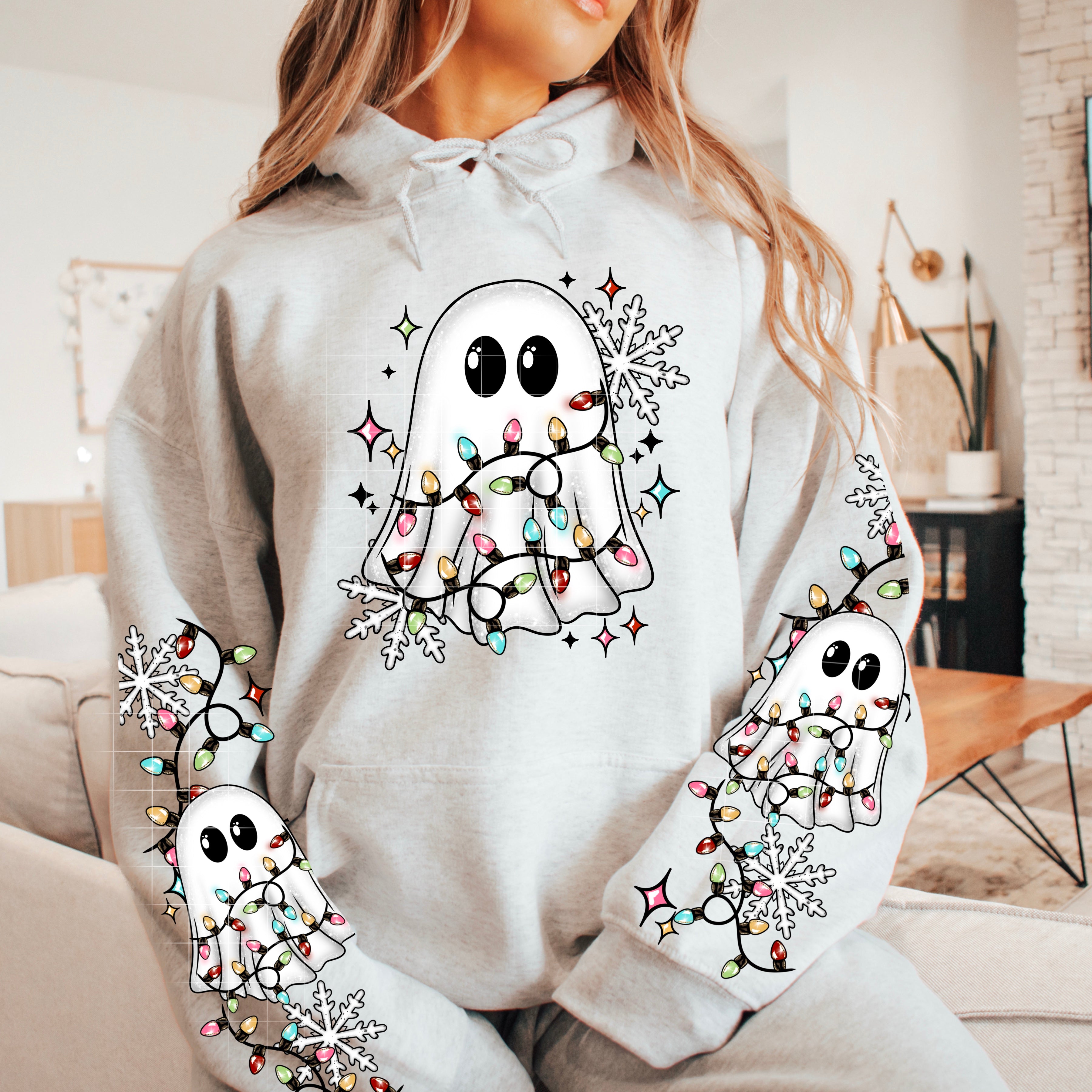 Ghostie Christmas Lights
