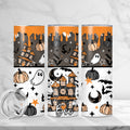 Boo Haunted House Skinny Tumbler