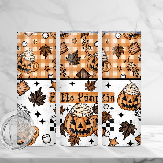 Hello Pumpkin Skinny Tumbler