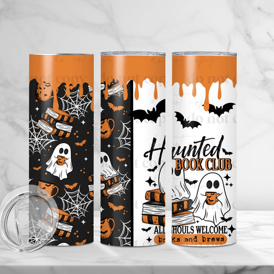 Haunted Book Club Skinny Tumbler