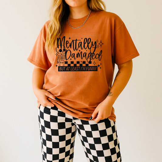 Mentally Damaged (White)