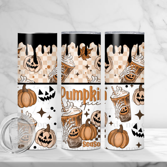 Pumpkin Spice Season Skinny Tumbler
