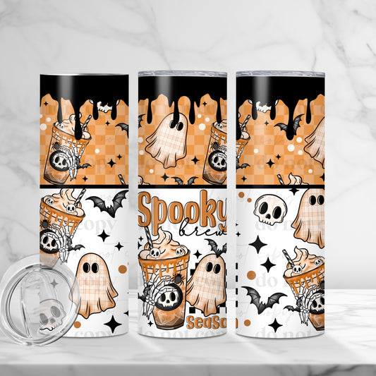 Spooky Brew Season Skinny Tumbler