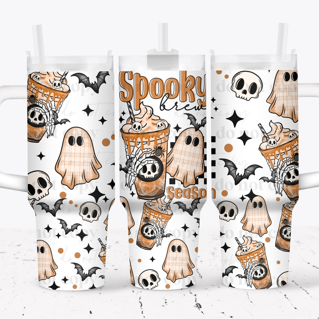 Spooky Brew Season 40 oz Tumbler