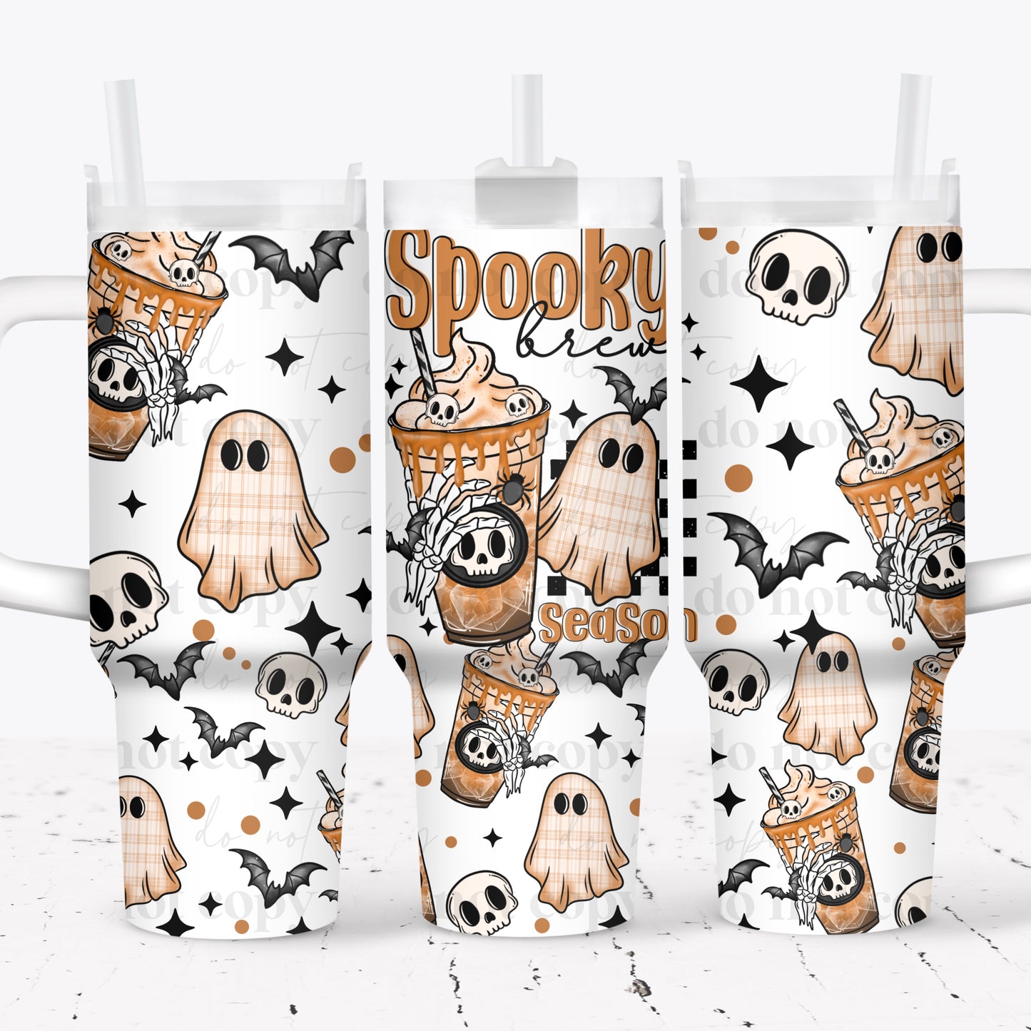 Spooky Brew Season 40 oz Tumbler