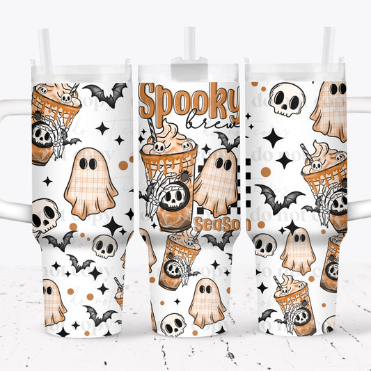 Spooky Brew Season 40 oz Tumbler