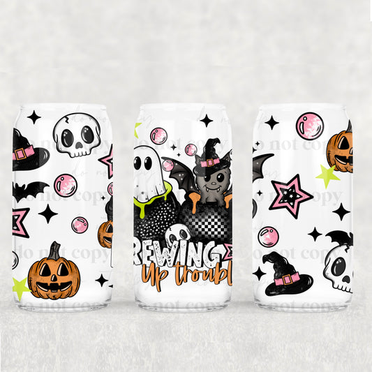 Brewing Up Trouble 16oz Tumbler