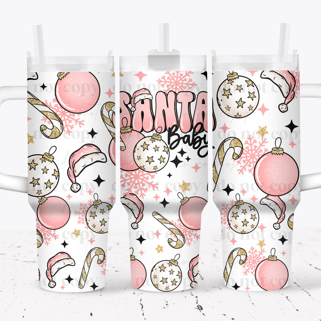 Santa Baby 40 oz Tumbler